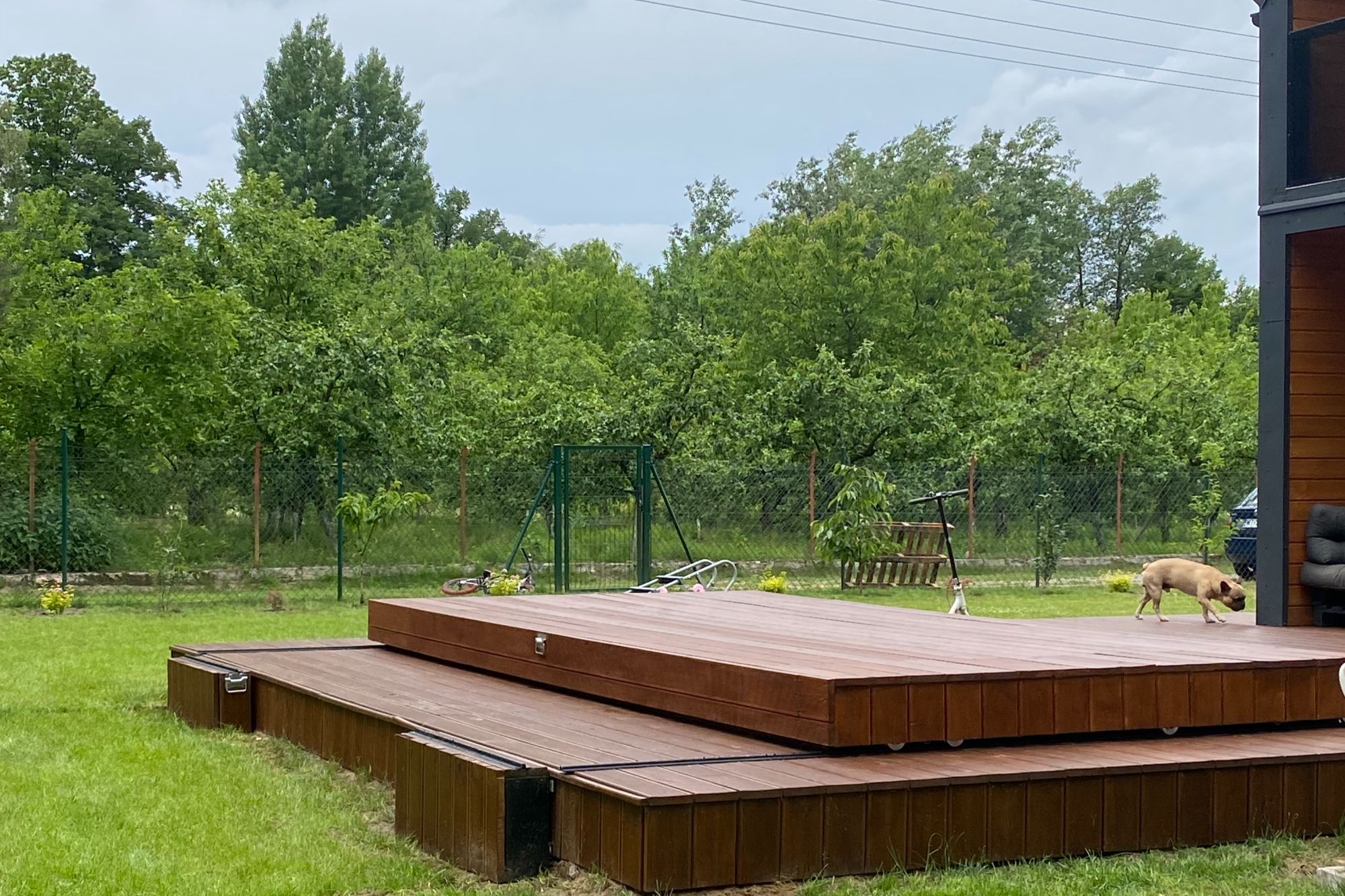 zabudowa basenu stelażowego